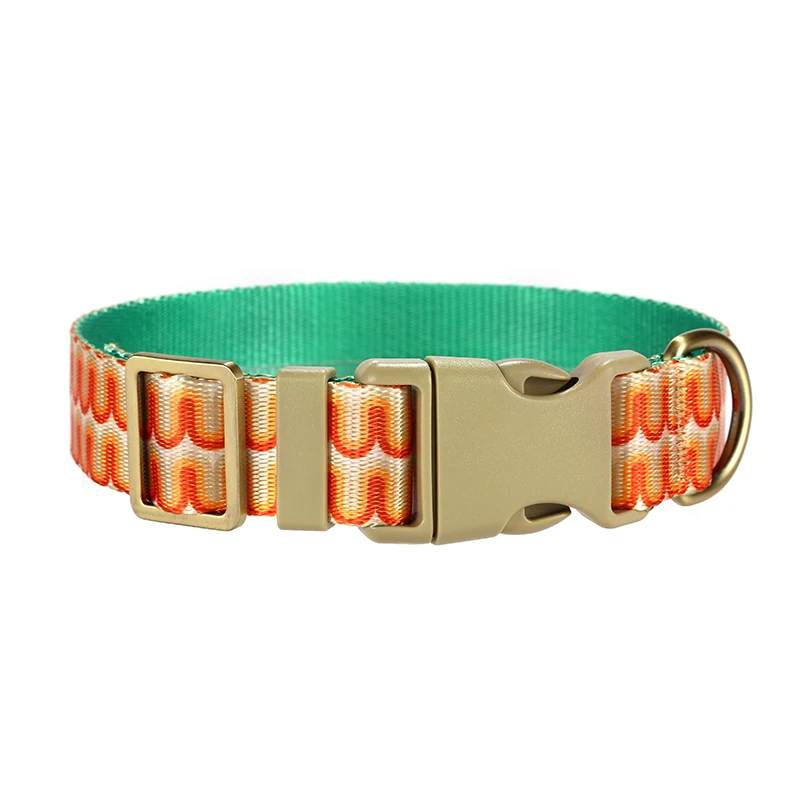 PLATTCO-Collar de identificación de perro personalizado, de nailon, con placa de identificación, grabado gratis, Pitbull, Big Wave, PDC365 - imagen 5