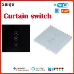 Tuya Interruptor persiana enrollable WiFi táctil compatible Alexa