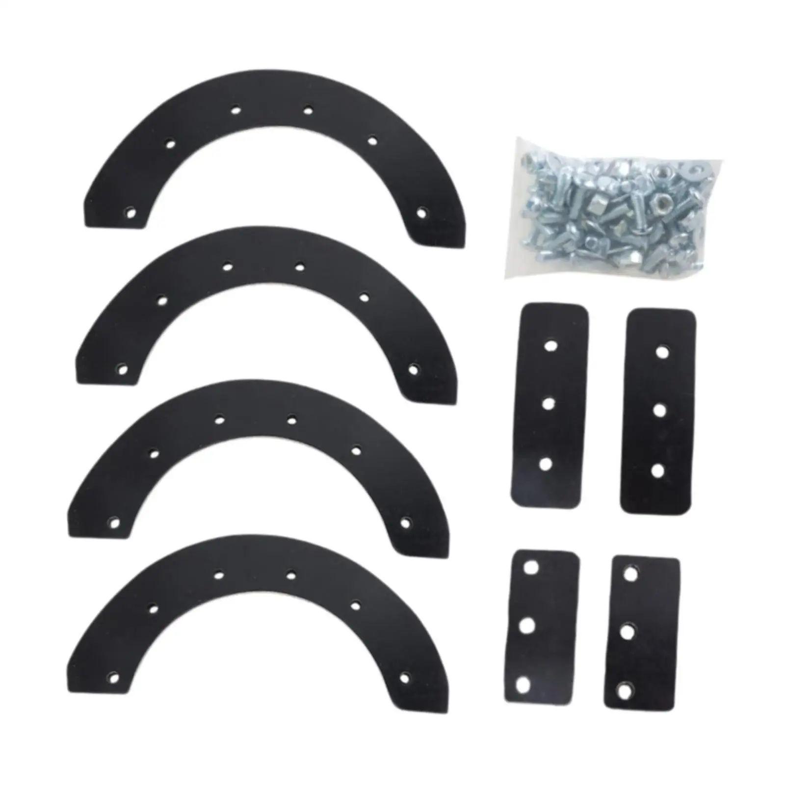 302565MA 327072MA Juego de paletas de goma Montaje simple Componentes negros confiables Accesorios resistentes Reemplazo profesional