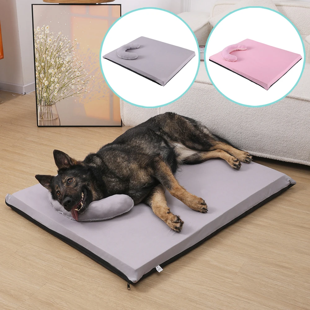 Cama grande elástica de doble cara para perro, sofá desmontable para perro, cojín cálido para dormir para gato, estera para perrera, accesorios para cachorros - imagen 5