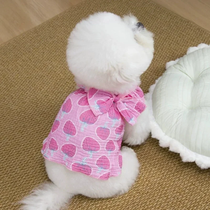 Vestido para perro y gatos con estampado adorable de mascotas - imagen 4