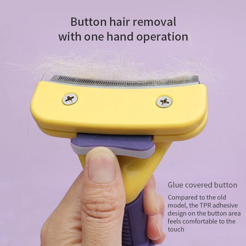 Cepillo para perros, accesorios de aseo, suministros para el cuidado del cabello de gatos, removedor de pelo para mascotas, peine anudado, perros grandes, pelo corto, perros, Anti piojos - imagen 4