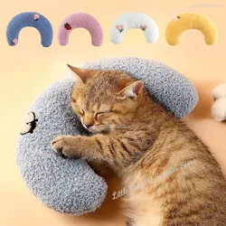 Almohada en U para perros y gatos - reposacabezas y sueño cómodo