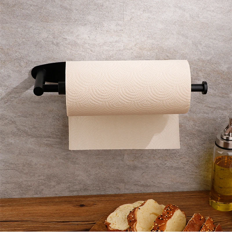 Soporte papel cocina sin perforar para gatos y perros de acero inox - imagen 3