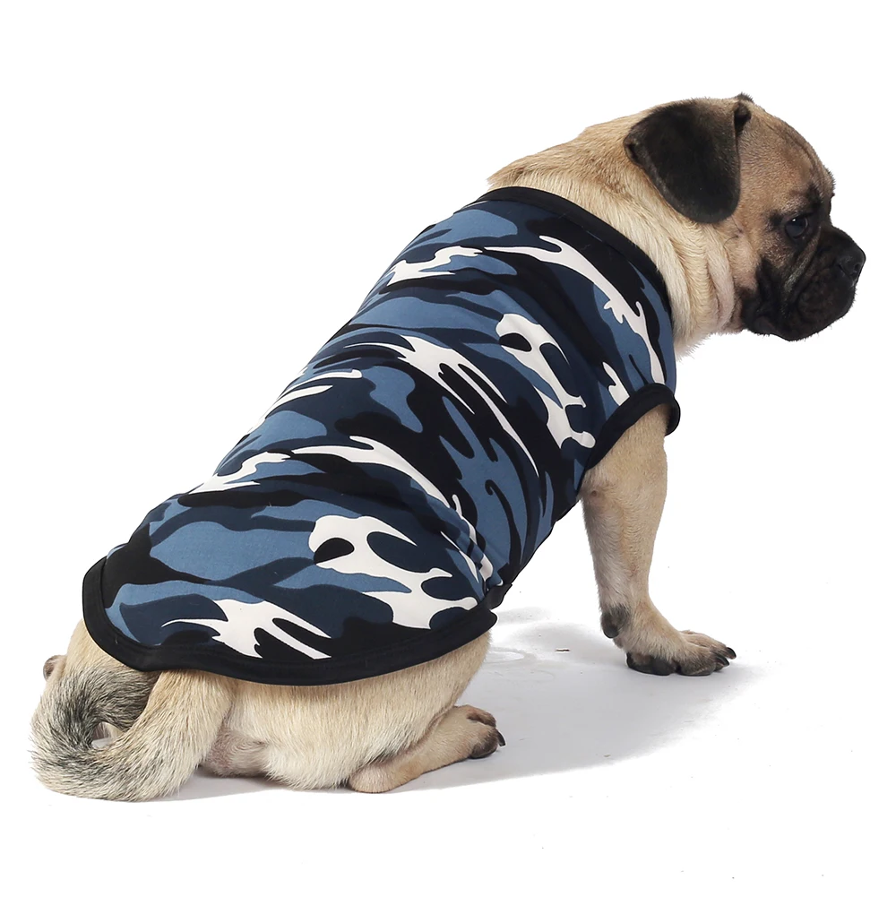 Chaleco con estampado de camuflaje para perros, camiseta para mascotas, ropa para mascotas para perros y gatos pequeños y medianos - imagen 4