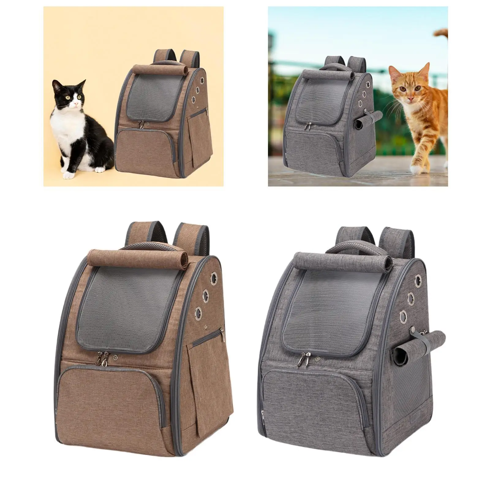 Cat Backpack Kitty Pet Carrier Backpack for Outdoor Camping Walking