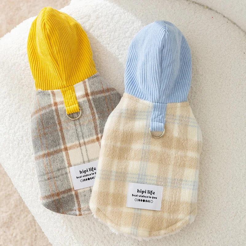 Abrigo para perros y gatos, ropa para perros, sudaderas con capucha, disfraces cálidos para cachorros, chaleco para gatos a la moda, chaqueta, abrigo para gatos de invierno, sudaderas con capucha, ropa para perros Chihuahua