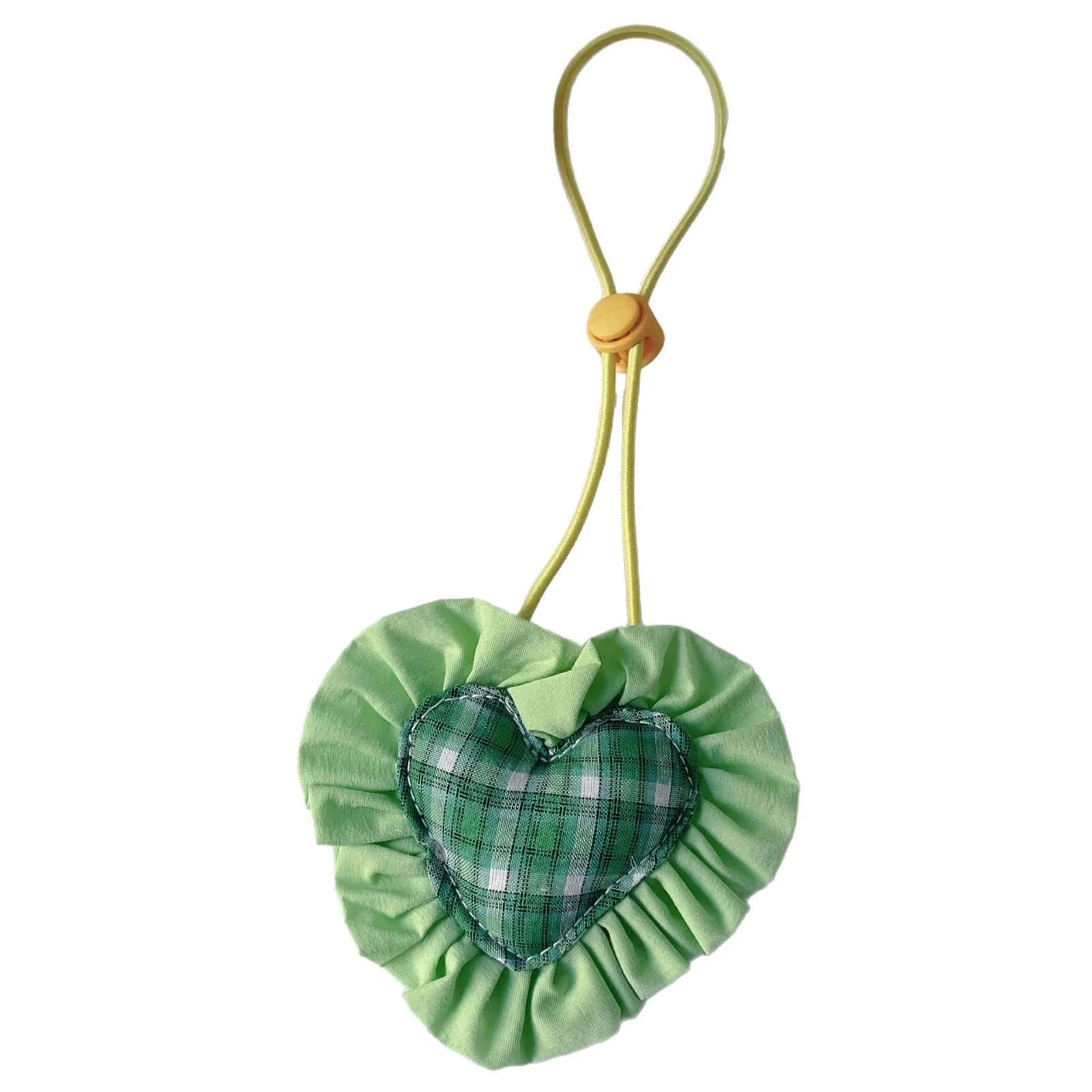 Pet Cat Love Plaid Dog Necklace Cute Sweet Lace Love Hoop Small and Medium Sized Dog Elastic Rope Collar Decoration - imagen 5