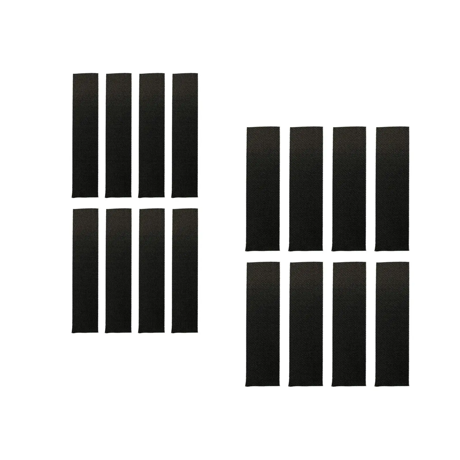 8 piezas de cinta para extremo de chimenea, tira de sellado resistente a altas temperaturas, cintas para juntas resistentes al calor, evita el deshilo del cable