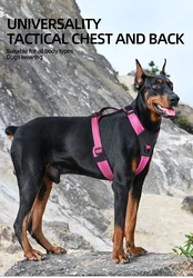Arnés reflectante ajustable para perros medianos y grandes