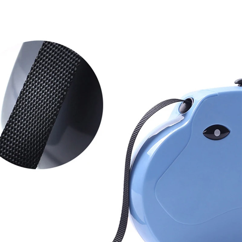 BOOTEELY Correa para mascotas con forma de cabeza de perro y gato multicolor de 5M de largo con longitud ajustable, duradera, resistente y fácil de agarrar - imagen 5