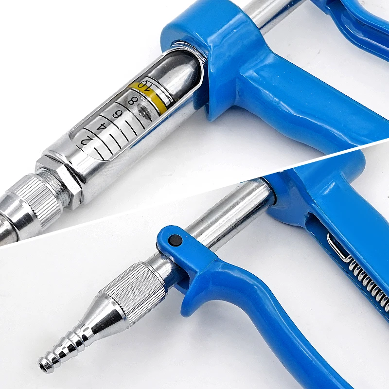 Dispositivo de dosificación continua veterinaria, pistola automática de medicamentos para ganado, cabras y cerdos, 5/10/20/30ml - imagen 2