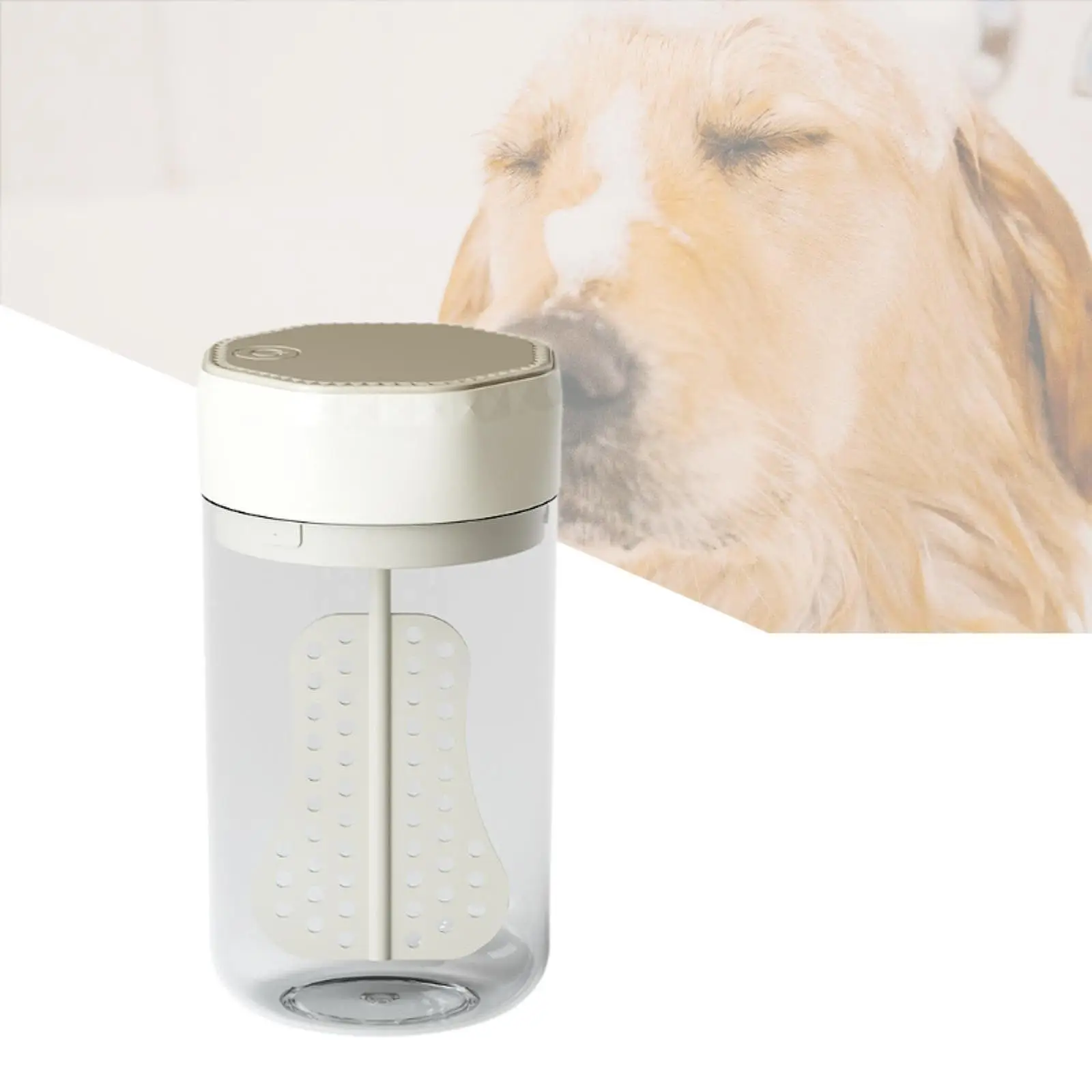 Máquina eléctrica de espuma para limpieza de perros, suministros de baño multiusos para ducha de mascotas, botella mezcladora, dispensador de champú para perros, gatos, cachorros y perros