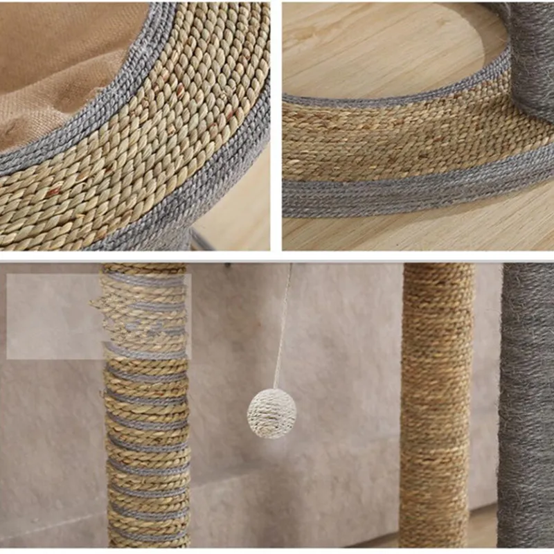 Marco de escalada para gatos, rascador Protector de sofá para gatos, poste de rascado de Sisal para gatos, garra de molienda, juguetes para mascotas, suministros para mascotas - imagen 4