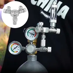 Distribuidor de CO2 con válvula de aguja de acero inoxidable