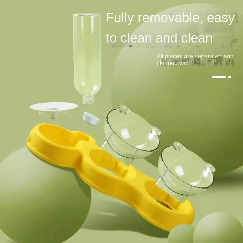 comederos para gatos comedero gato Cuencos altos para gatos y perros, cuenco doble duradero para alimentación y bebida, suministros para mascotas - imagen 5