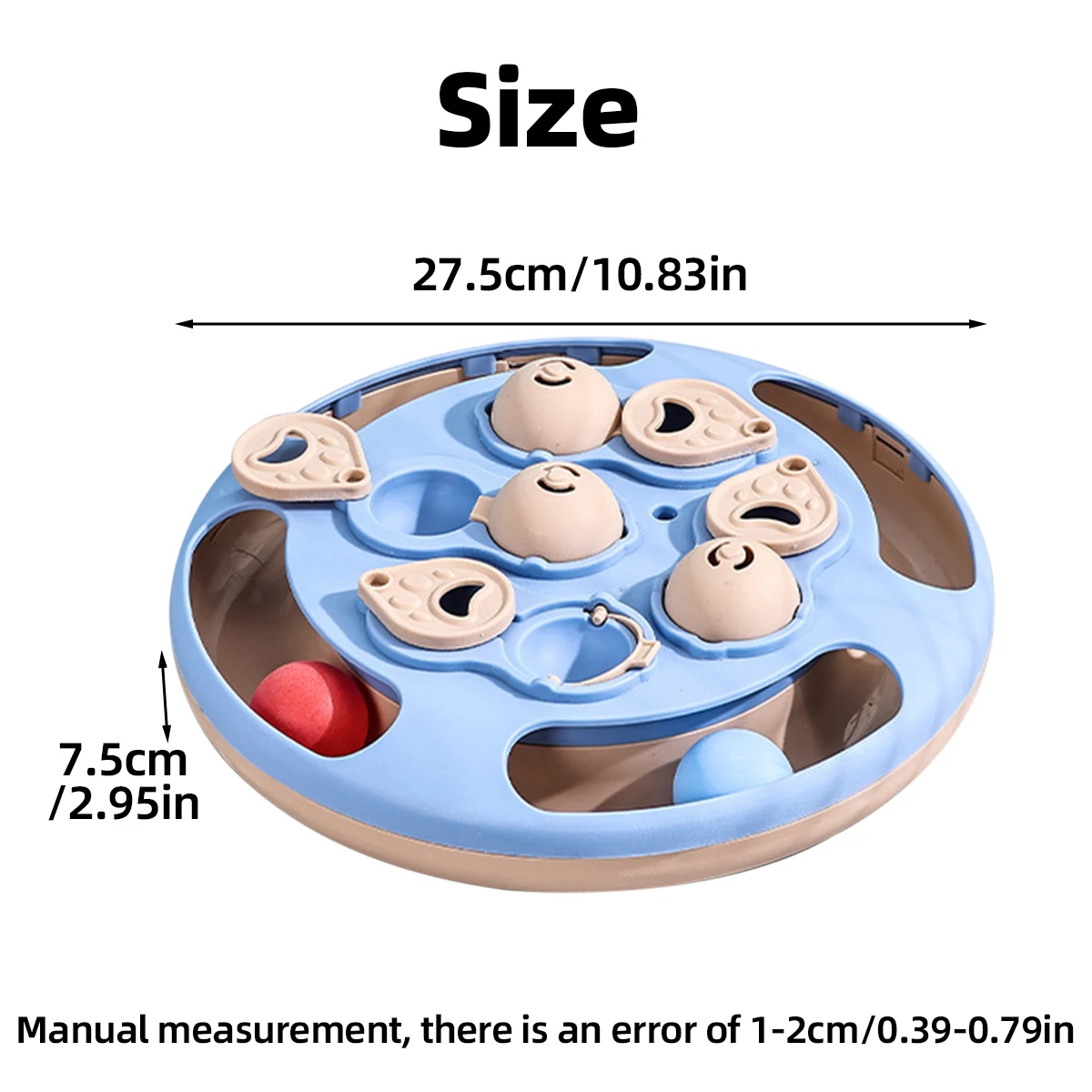 Juguete educativo interactivo de comida lenta para mascotas, antimuridad, puede estimular la inteligencia, juguete para ocultar alimentos, juguete educativo, 1 ud. - imagen 2