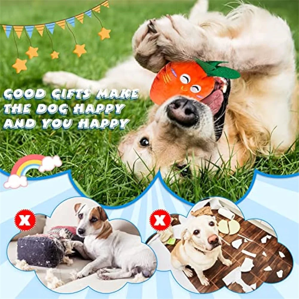 50 unids/pack juguetes chirriantes para perros a granel, juguetes para perros de peluche para perros pequeños y medianos, lindos juguetes chirriantes para perros y cachorros, cumpleaños - imagen 4