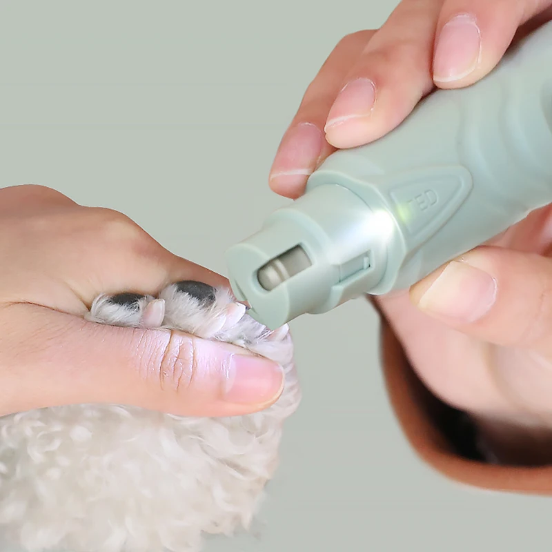 HOOPET-amoladora eléctrica de uñas para perros, pulidor de cutículas, placa de uñas, amoladora de garras de gato, amoladora de uñas para mascotas - imagen 2
