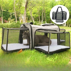 Bolsa transportín expandir para gatos y perros pequeños – Transpirable y práctica