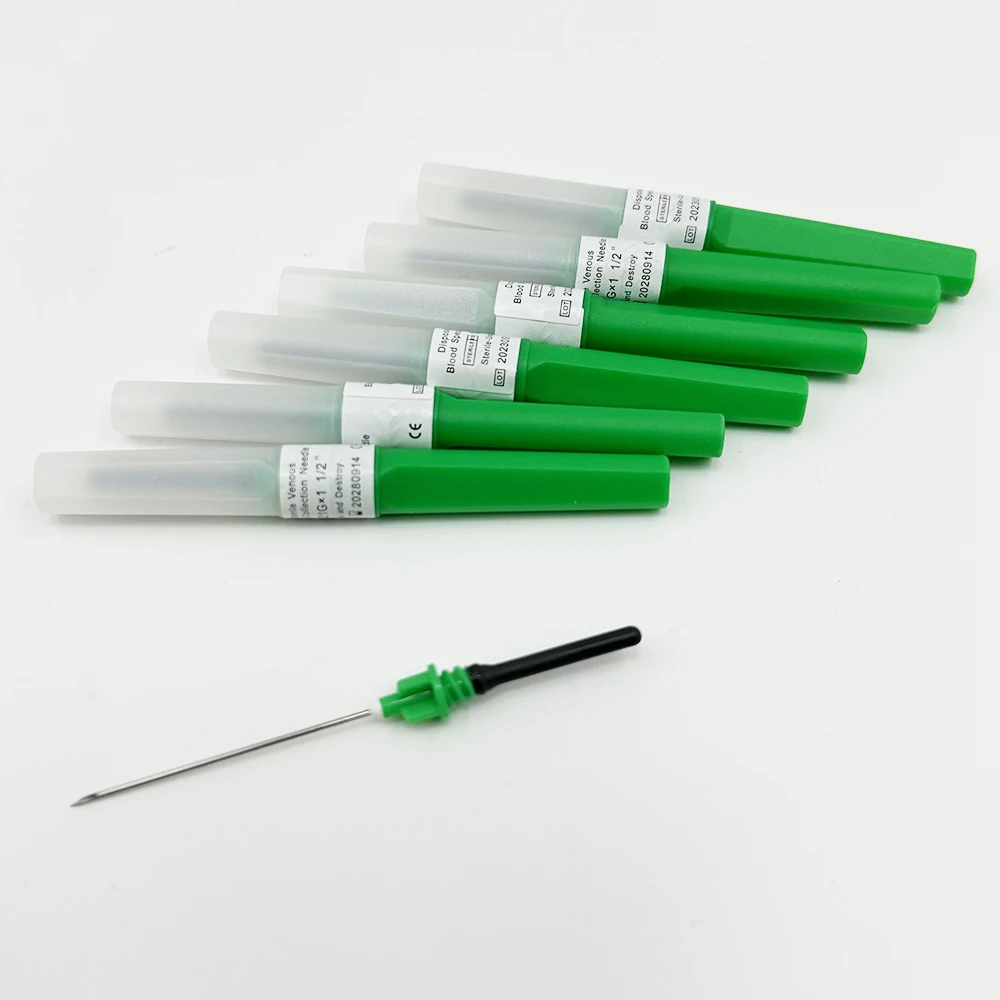 100 unids/lote aguja desechable de recolección de sangre de mariposa tipo ala doble aguja de recolección de sangre sala de cuidado de mascotas gato perros animales - imagen 4