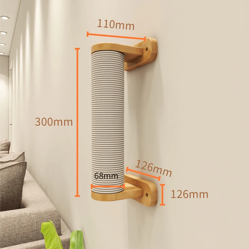 Rascador grande de madera maciza para gatos, productos profesionales para mascotas, accesorios para gatos, suministros de entrenamiento para animales - imagen 3