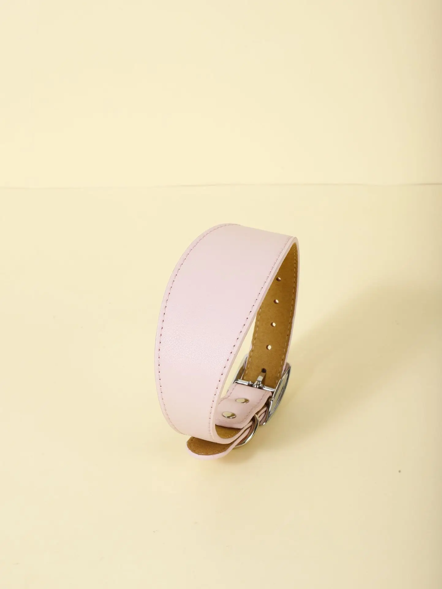 Collar italiano de galgo/Whippet, correa ancha y suave para mascotas, respaldo acolchado, liso - imagen 5