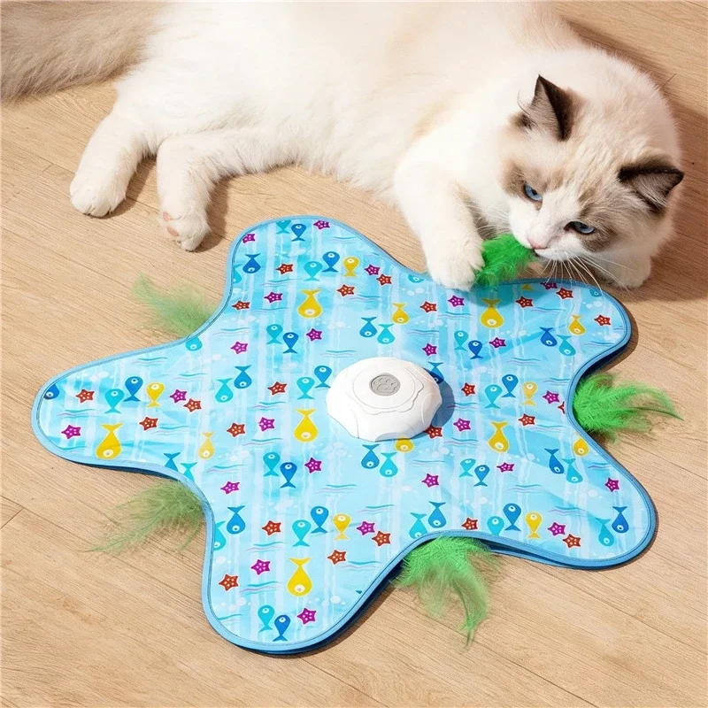 Ratón interactivo con sonido para gatos – Juguete de ejercicio - imagen 4