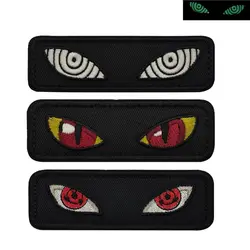 Parche bordado para gatos y perros: ojos Sharingan y Rinnegan