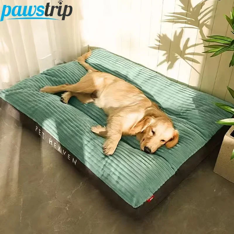 Cama cálida para perros – Estera pana lavable desmontable invierno - imagen 3