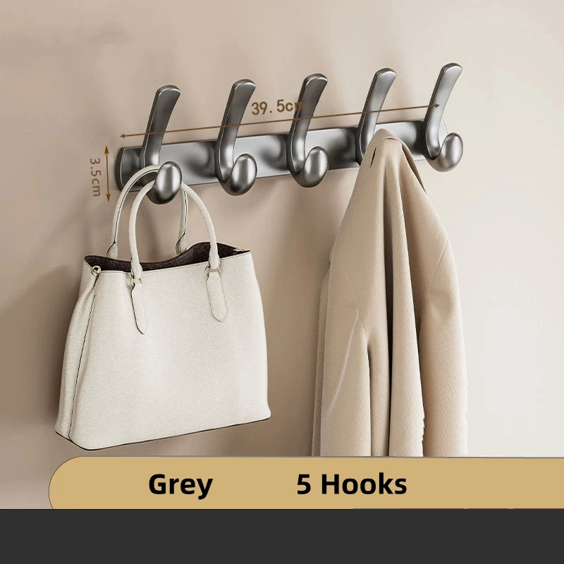 Grey 5 hooks