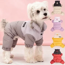 Abrigo impermeable invierno para perros y gatos con capucha suave