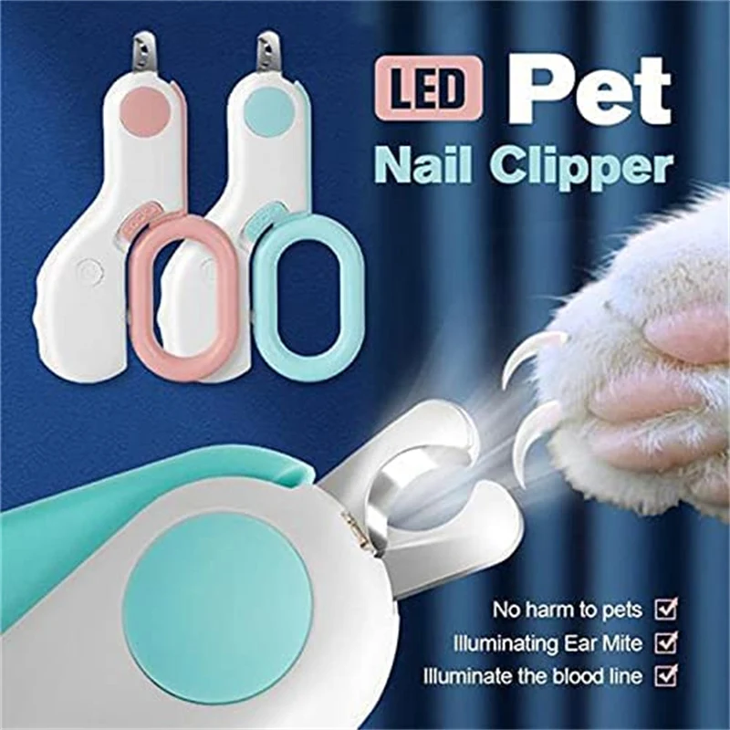 Cortauñas profesional para gatos, cortador para gatos con luz LED, cortauñas para mascotas, tijeras para el cuidado de perros, herramientas de cuidado, productos para mascotas - imagen 2