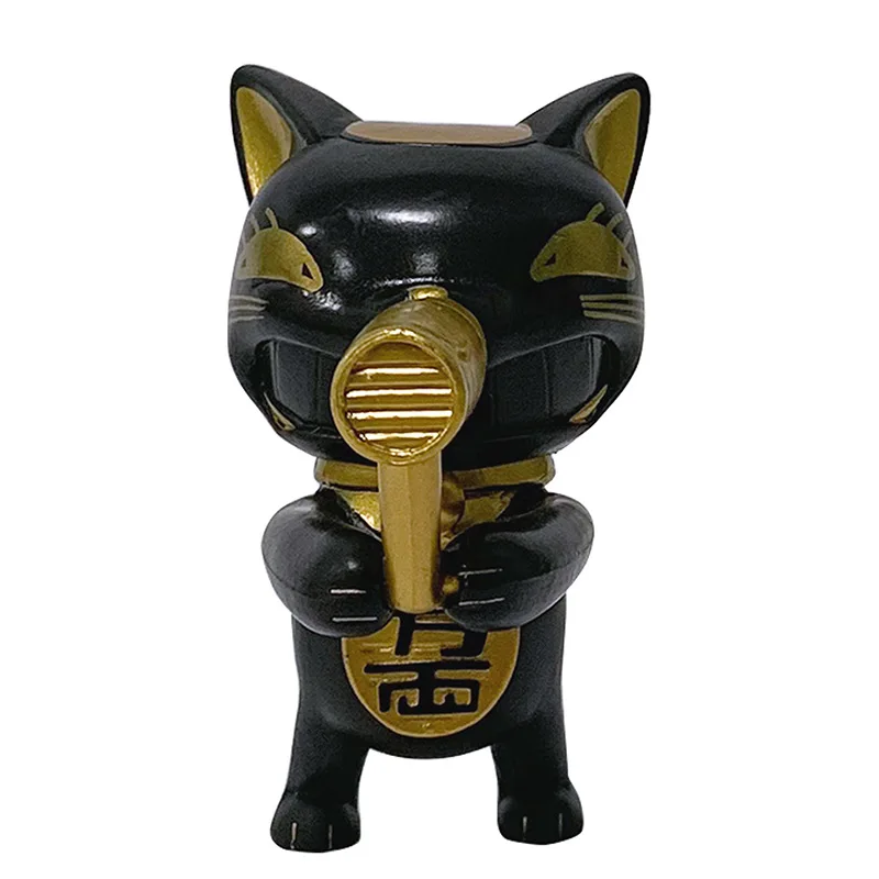 Figura decorativa para gatos Dandadan Granny con Gato de la Suerte - imagen 3