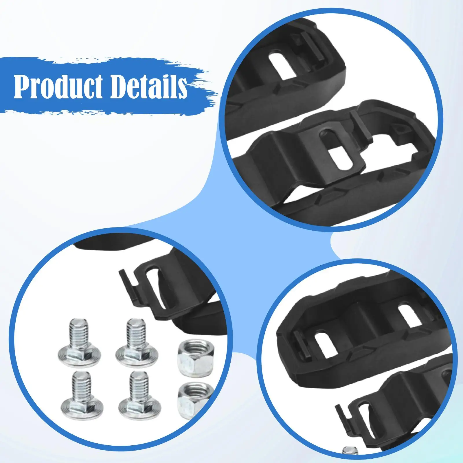 Snow Blower Skid Plate Shoes,Maintenance Equipment Spare Repair 72600300 Skid Plate Shoe Kit Replaces for 926027 939003 920001