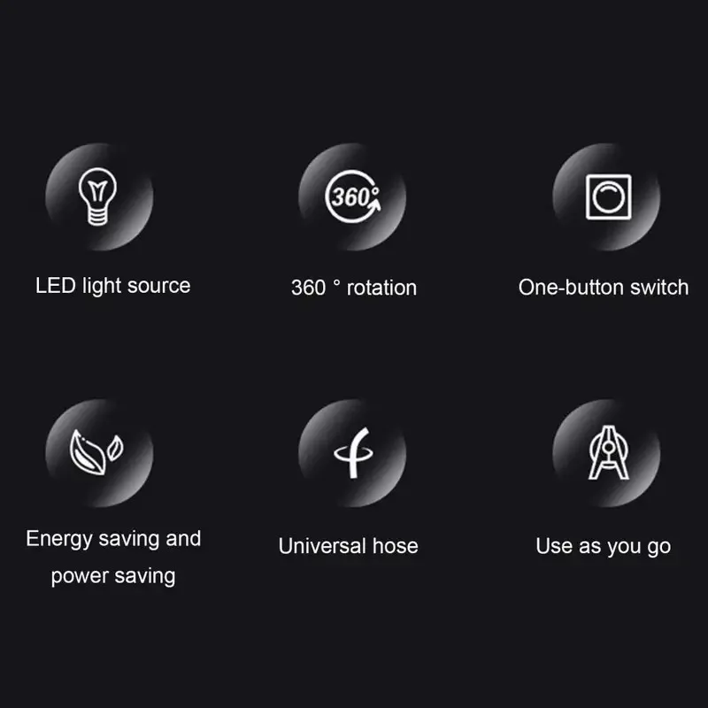 Lámpara con Clip para pecera de 5W/7W, espectro completo LED de alimentación USB, iluminación de algas impermeable, luz de tanque de 360 grados para peceras de tortugas - imagen 5