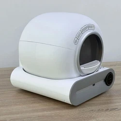 Caja arena automática para gatos autolimpiable app y gabinete cerrado