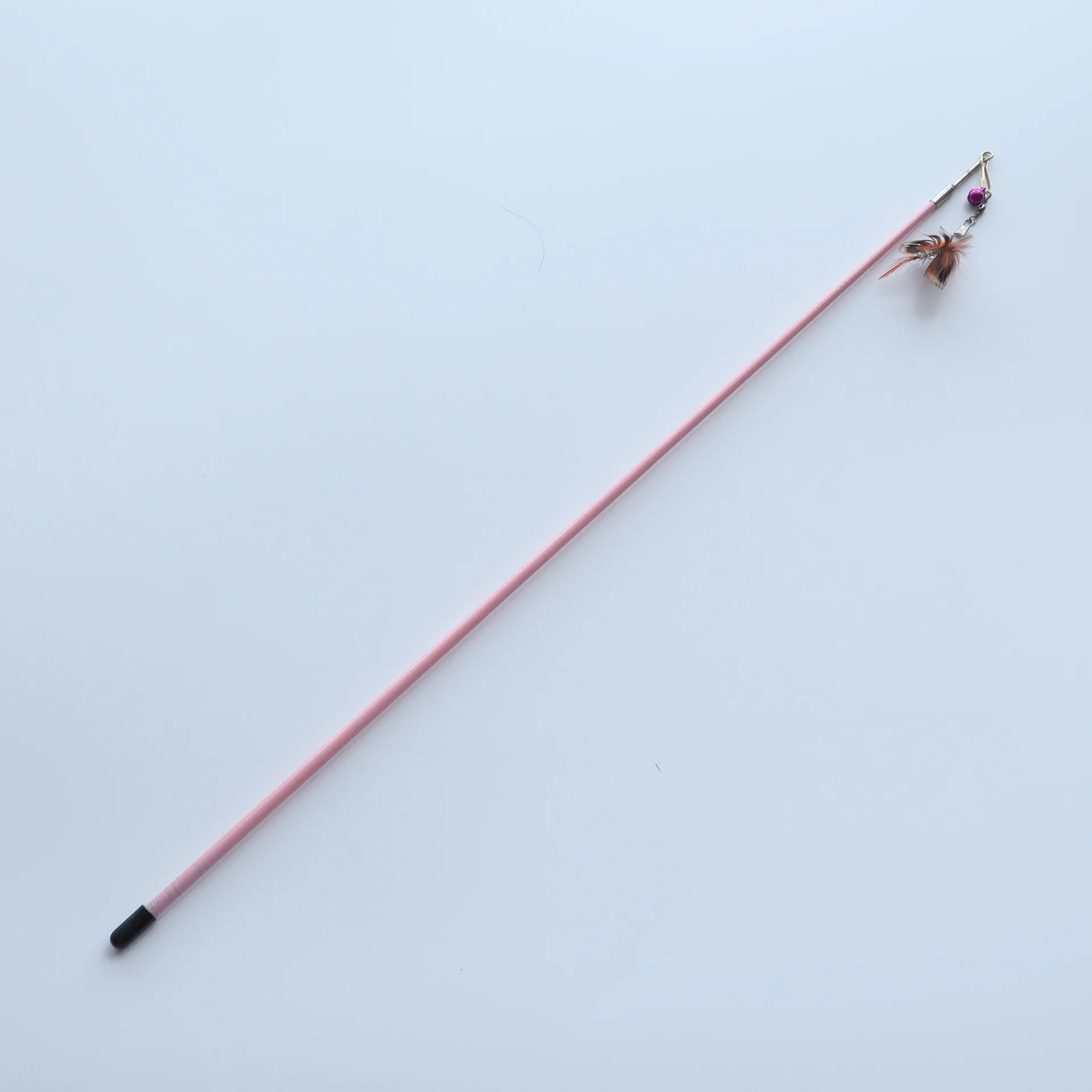 2 uds/3 uds insectos aleatorios divertido palo de gato juguete retráctil varilla de plumas Teaser juguete para mascotas - imagen 2