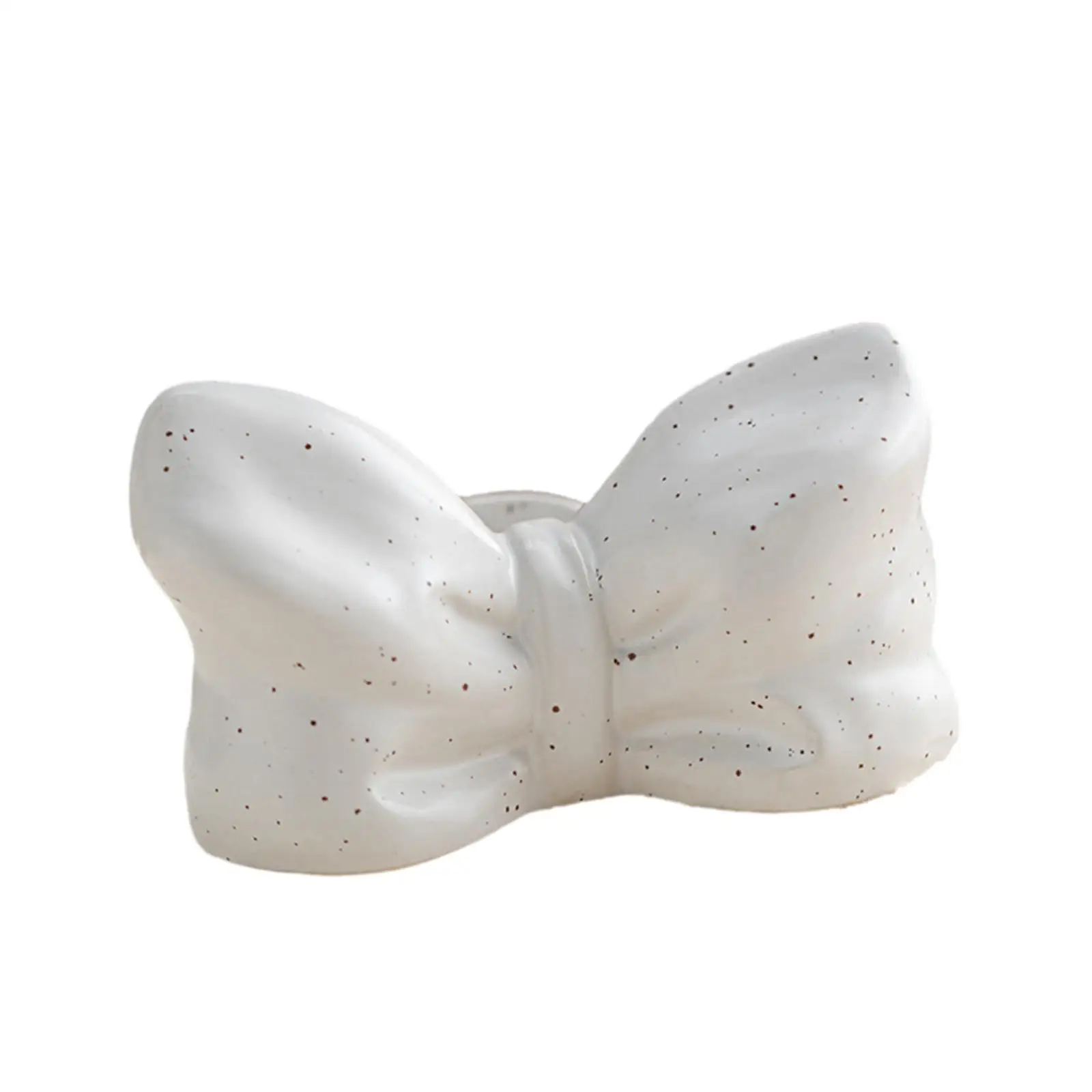 Candle Holder, Bow Shaped Candle Stand Ornament, Candlestick Holder for Mantel Thanksgiving