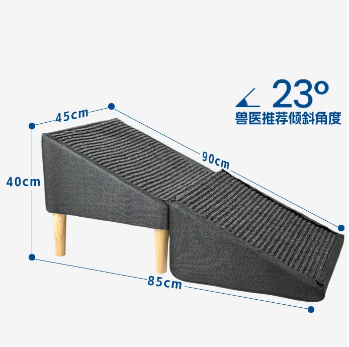 Escaleras para mascotas, taburete plegable, escaleras para perros, escalera multifuncional para mascotas, suministros para perros, una escalera, cojín de doble uso - imagen 2
