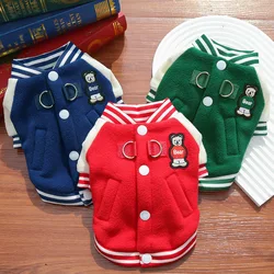 Chaqueta de béisbol para perros - abrigo de invierno con estilo