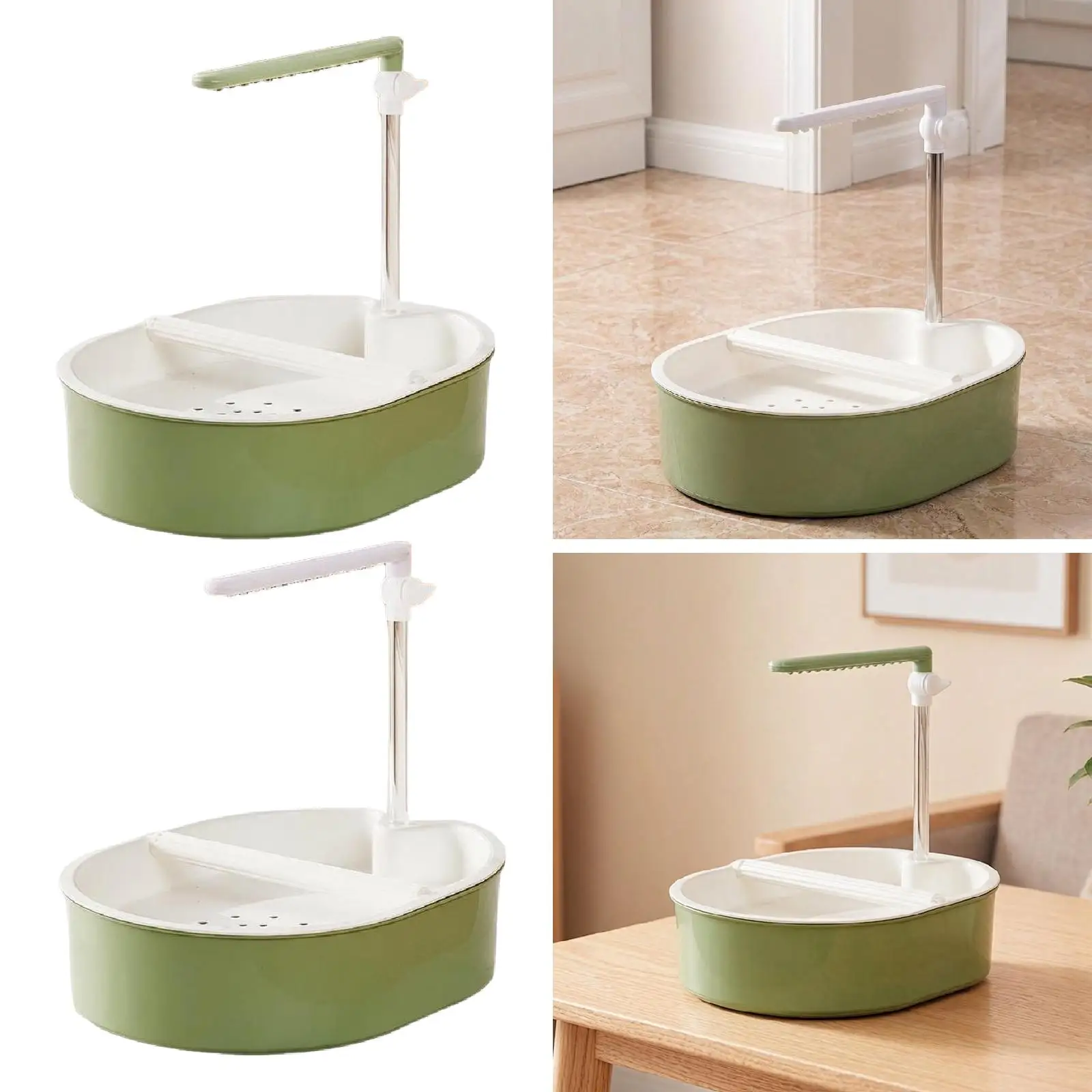 Bañera automática con agua circulante para loros – Piscina interior - imagen 4