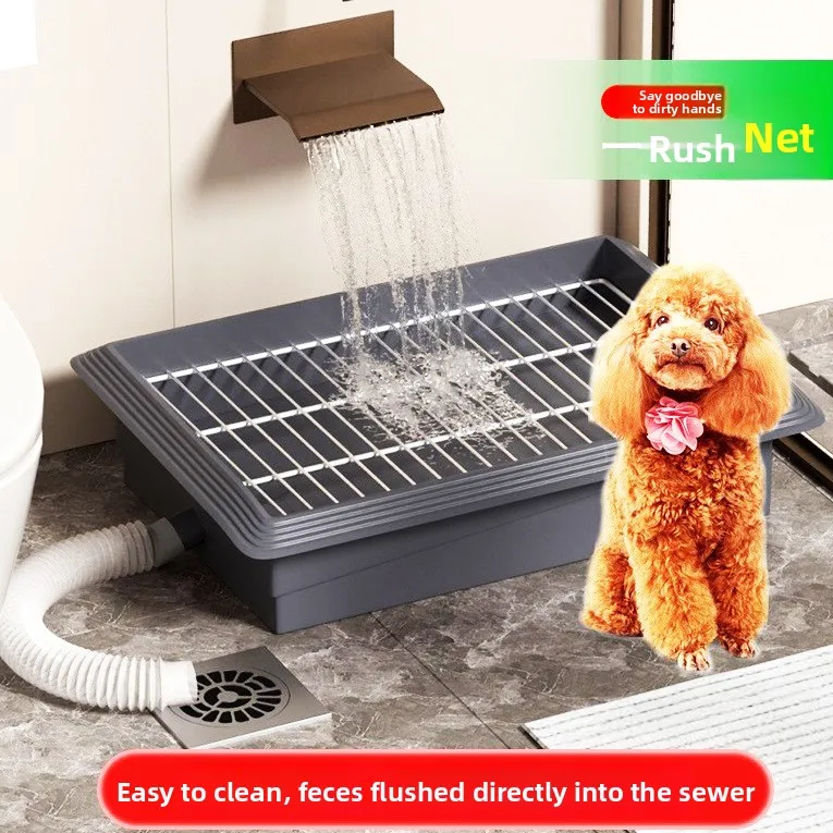 Inodoro interior para perros pequeños y cachorros – Bandeja drenable - imagen 2