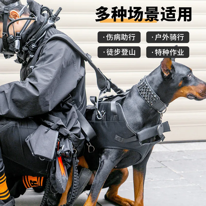 Arnés para perro grande con mochila transpirable y bolsa de rescate - imagen 3