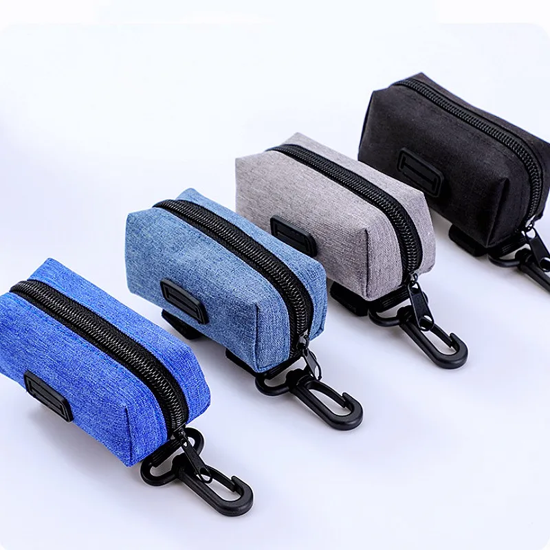 Dispensador de bolsas para excrementos de perros, soporte portátil para bolsas de almacenamiento para caminar, soporte para bolsas de basura para perros, Herramientas de limpieza de inodoro - imagen 3