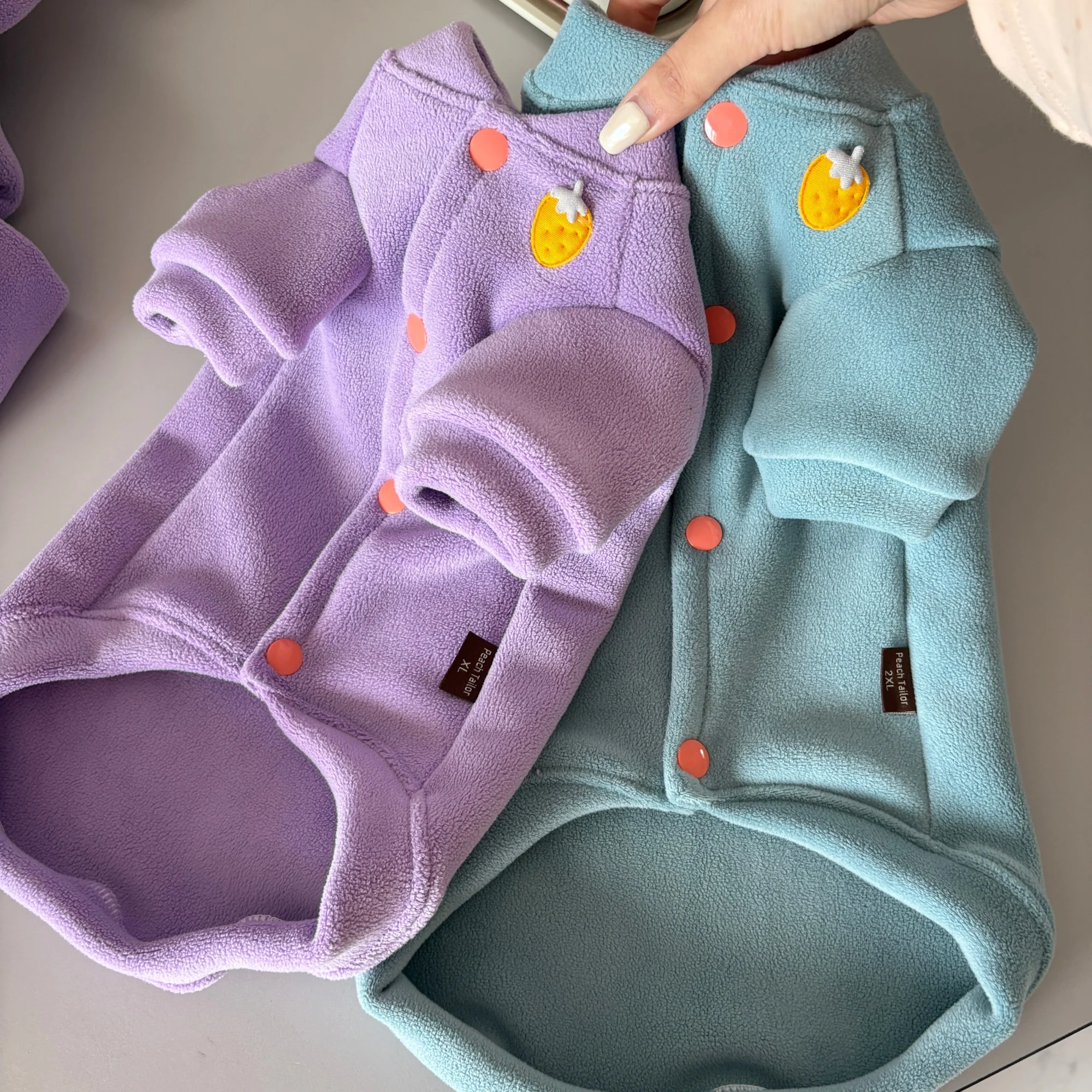 Chaqueta de lana verde de invierno para gato Sphynx, abrigo cálido de manga larga de otoño para Devon Rex, ropa de descanso morada suave y bonita para gatitos