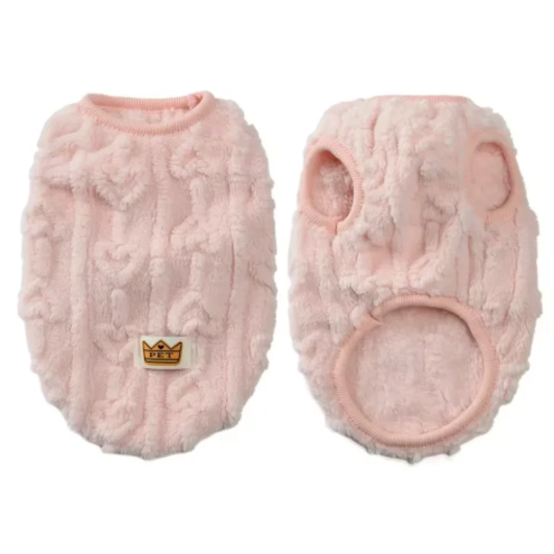 Chaqueta para perros Otoño Invierno ropa cálida para mascotas para perros pequeños medianos gatos suave cachorro sudadera de lana disfraz - imagen 3