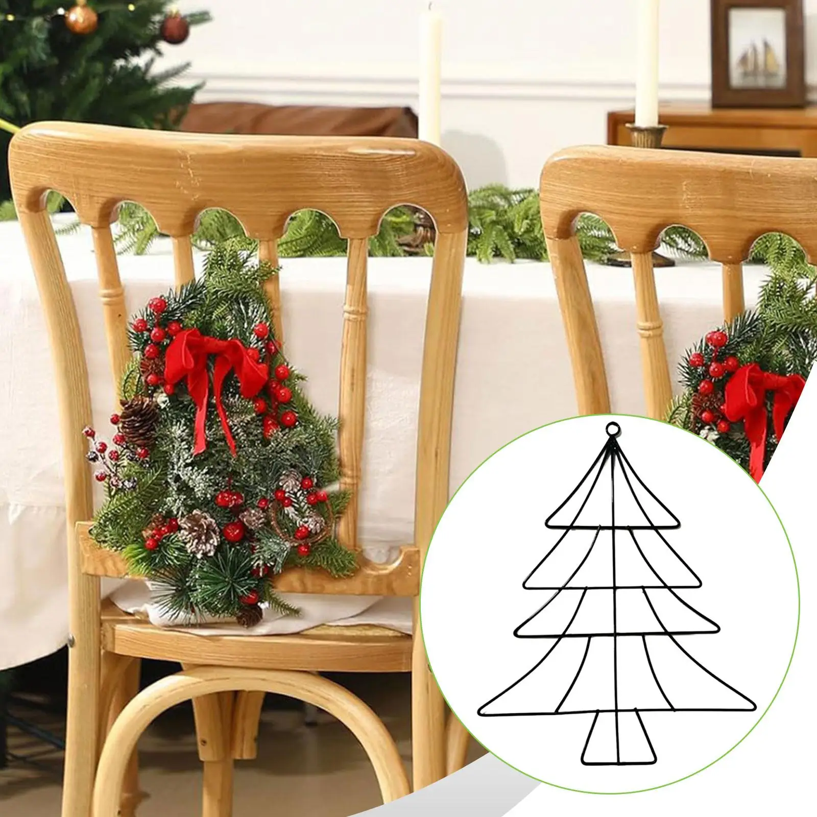 Outdoor Metal Christmas Tree Stand Unique Wall Hanging Craft for Garden Apartment Holiday Decorations Outdoor Metal Christmas Tree Stand Unique Wall Hanging Craft for Garden Apartment Holiday Decorations