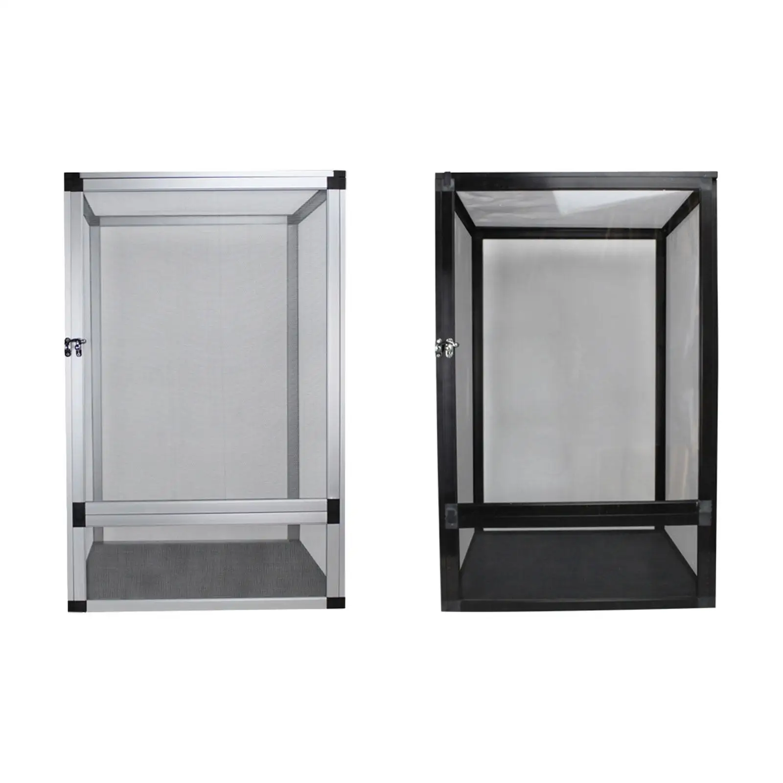 Reptile Terrarium Tank Interaction Dismantling Sturdy Pet Enclosure Ventilation for Small Turtles Snake