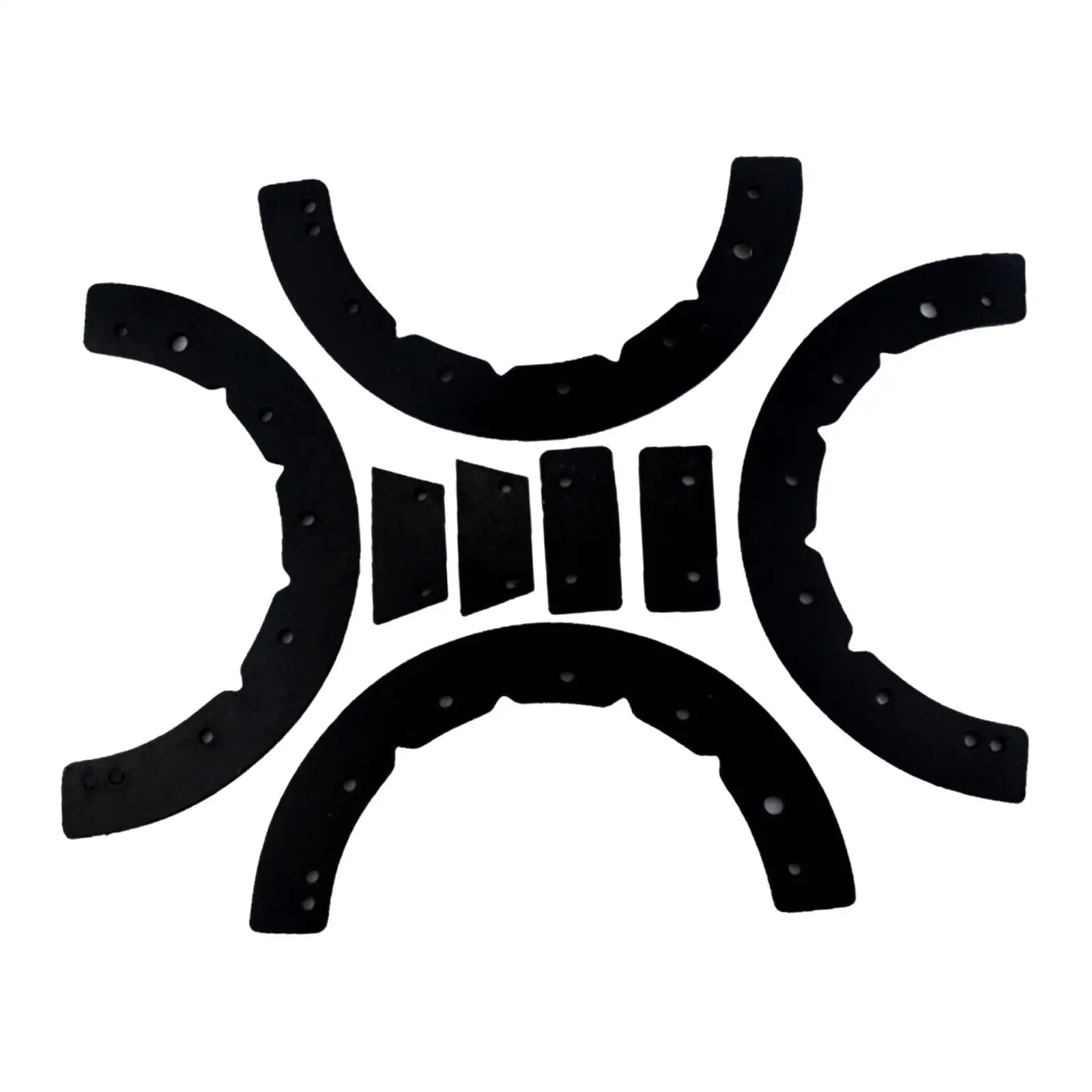 731-0782 Piezas de accesorios de paleta de goma para soplador de nieve, color negro, fácil de instalar, reemplazo profesional para 731-0781 753-0613 - imagen 2